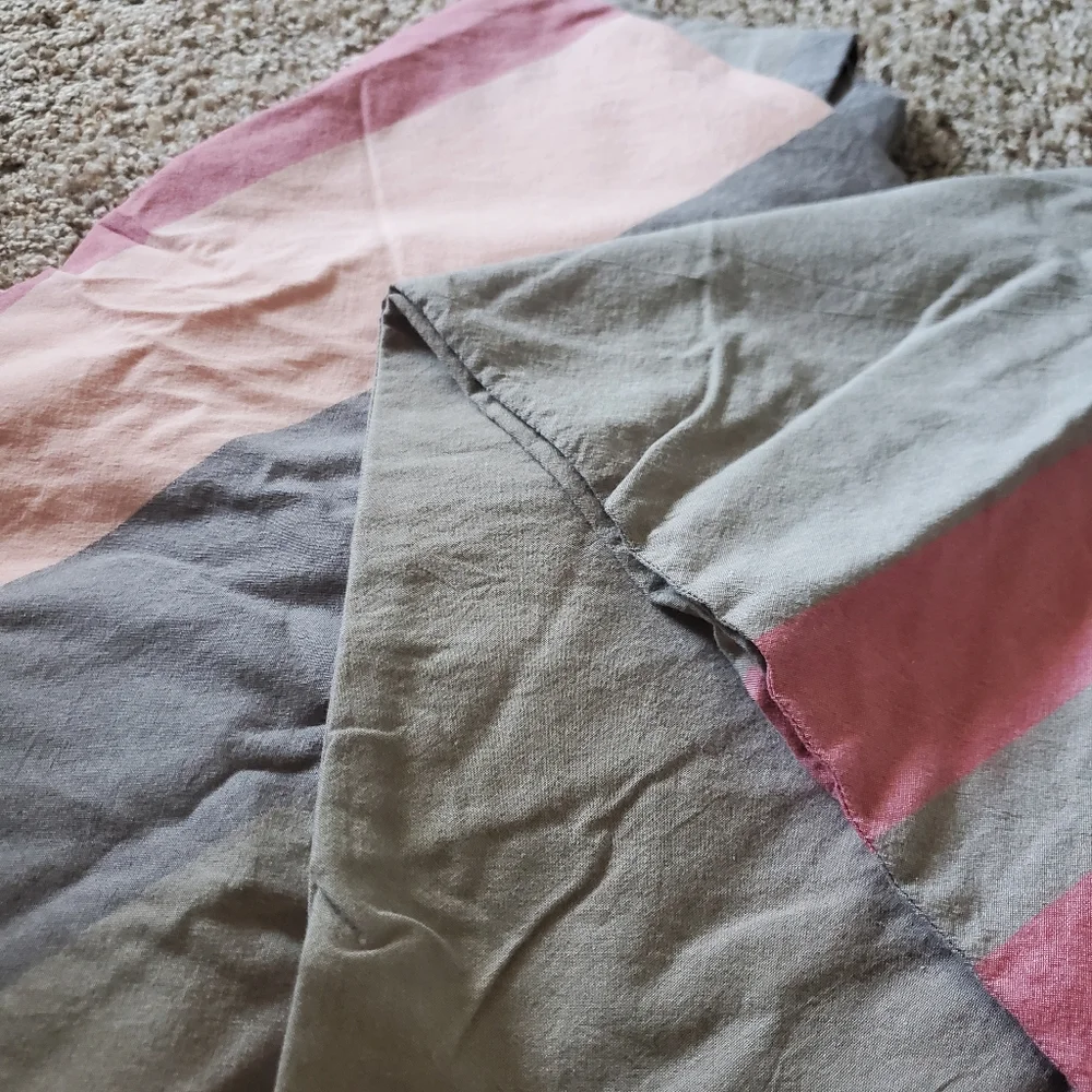 West Elm Striped Duvet Set